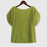 MARCELLINE | ASYMMETRICAL NECKLINE BLOUSE
