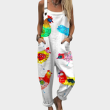 Madalena - Cozy Printed Jumpsuit