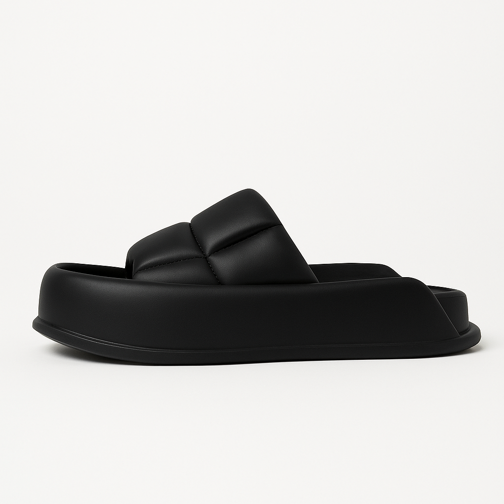 Handmade Sheepskin Leather Platform Sandals