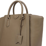 Élégance Paris - Classic Wax Leather Satchel Bag