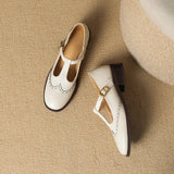 YSOLENNE | ELEGANT T-BAR MARY JANES