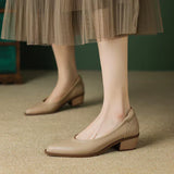 MICHELA | GRACEFUL MID-HEELED SHOES