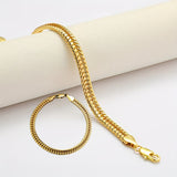 LUXURY FISH TAIL NECKLACE & BRACELET SET