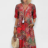 Lía - Elegant Midi Dress