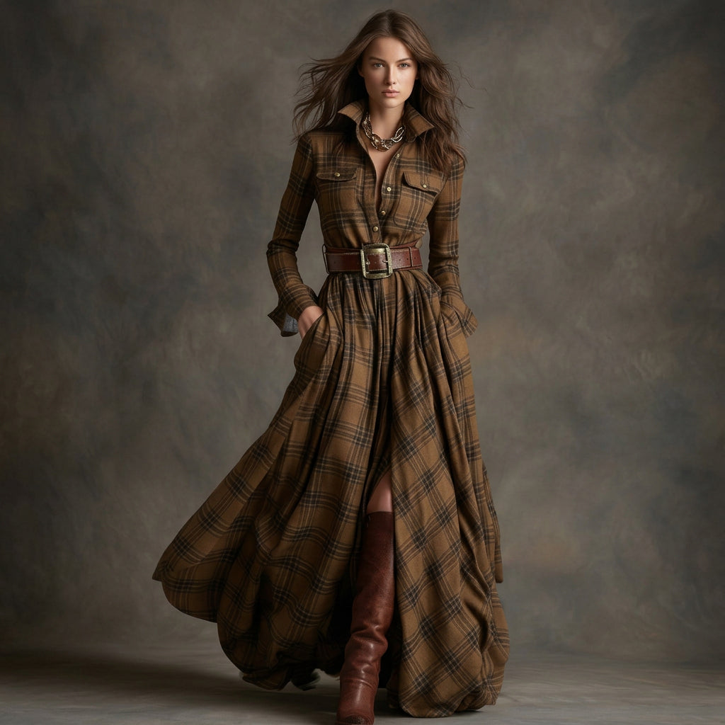 Mariana - Elegant Shirt Dress