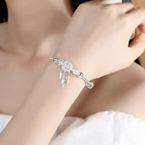 SILVER DREAMCATCHER BRACELET