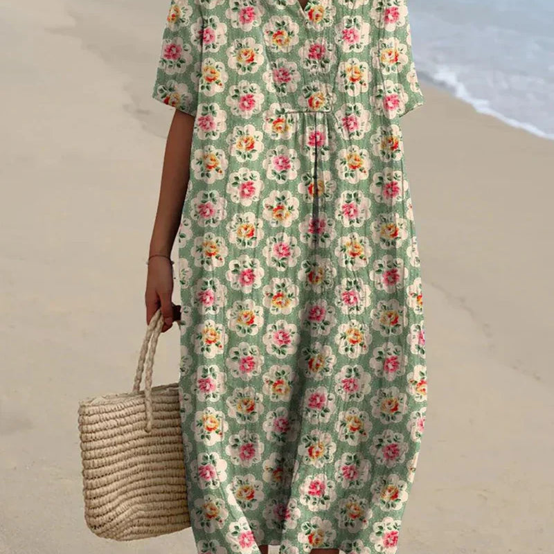 Eulalia - Vestido Floral Retro